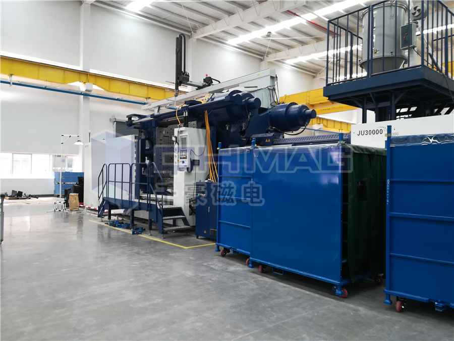 海天3000T磁力模板