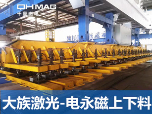 全自動上下料電永磁吸盤-大族激光
