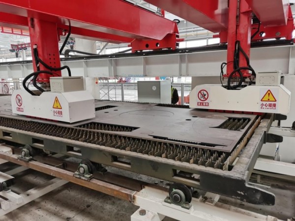 干豪電永磁鐵夾具攜手視比特AI+3D視覺(jué)，共筑重工智能下料分揀新高度