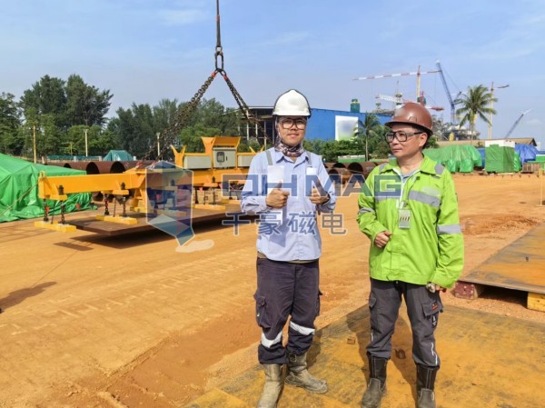 千豪出口電永磁吊具獲客戶(hù)好評(píng)